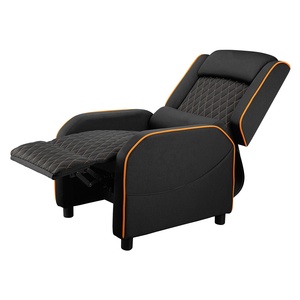 Vente en gros, canapé <span class=keywords><strong>inclinable</strong></span> ergonomique en <span class=keywords><strong>cuir</strong></span> de qualité supérieure en tissu gris Ranger, <span class=keywords><strong>fauteuil</strong></span> avec soutien lombaire, canapé de jeu avec repose-pieds - Product Image 6
