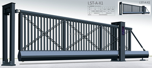 <span class=keywords><strong>Portail</strong></span> Coulissant Cantilever Robuste en Aluminium Sans Rail au Sol, Automatique Électrique pour Allée de Villa et Usage Industriel, <span class=keywords><strong>Hauteur</strong></span> 1,6 m - Product Image 3