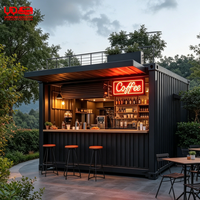 Rumah Kontainer Lepas Pasang Serbaguna, Kios Makanan Modular, Bar Jajanan Mobile Prefab, Toko Ritel Multiguna, Tahan Angin, Tahan Air