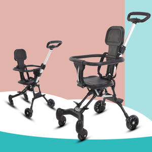 Cochecito de bebé de acero ligero barato y sencillo, <span class=keywords><strong>silla</strong></span> de empuje plegable para niños, fabricación Hebei de la colección familiar Prams - Product Image 3