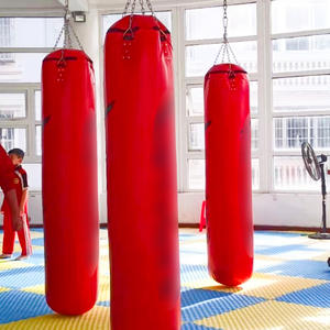 Sacco di sabbia da boxe in tela tinta unita per allenamento di combattimento di arti marziali sacco di sabbia per adulti tailandesi da combattimento di arti marziali Sanda - Product Image 4