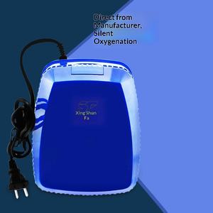 Pompe à air silencieuse bleue pour aquarium, aérateur à oxygène haute performance pour aquarium et bassin - Product Image 3