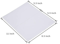 Étiquettes d'expédition en papier blanc mat sans BPA, imperméables, résistantes aux rayures et aux huiles, pour imprimantes laser et jet d'encre, 5,5 x 8,5 pouces