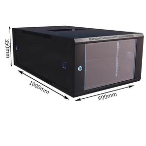 Gabinete de red 4U OEM 9U 5U <span class=keywords><strong>7U</strong></span> 2U 12U Armarios de caja de metal 15U Estante de pared Servidor interior negro para centro de datos - Product Image 5