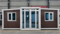 Maison conteneur pliable, extensible, étanche et à installation rapide avec aménagement personnalisé pour la cuisine et les projets résidentiels