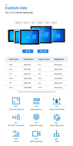 Panel PC Industrial de <span class=keywords><strong>15</strong></span> Pulgadas, <span class=keywords><strong>Intel</strong></span> <span class=keywords><strong>Core</strong></span> I5 <span class=keywords><strong>1135G7</strong></span>, Sin Ventilador, Pantalla Táctil Resistente, Computadora Integrada, Estación de Trabajo HMI - Product Image 6