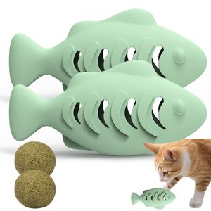 Nuovi Arrivi: Giocattolo in Silicone a Forma di Pesce per Gatti e Cani, Snack per Animali Domestici, Giocattoli alla Menta, Bastoncino in Gomma <span class=keywords><strong>Happy</strong></span> Bite per Gatti - Product Image 1