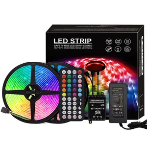 Giá rẻ 12V 5050 RGB LED Strip IP44 18LEDs/M LED Lights Strip Đảng RGB Kit