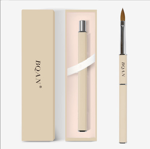 BQAN diseño corto mango <span class=keywords><strong>de</strong></span> plástico pintura Gel Liner cepillo arte <span class=keywords><strong>de</strong></span> <span class=keywords><strong>uñas</strong></span> logotipo personalizado Nail Art Brush Set Kolinsky acrílico cepillo <span class=keywords><strong>de</strong></span> <span class=keywords><strong>uñas</strong></span> - Product Image 5