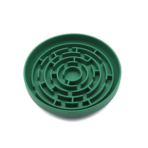 Bol de nourriture pour animaux de compagnie en silicone souple de qualité alimentaire, antidérapant, arrondi, à alimentation lente, design <span class=keywords><strong>labyrinthe</strong></span>, lavable, anti-étouffement, pour chat et chien - Product Image 6