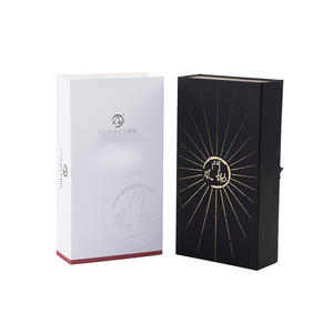 Scatola di vino in carta Pull ecologica con Logo personalizzato per Whisky Vodka Soda con calamita in rilievo confezione regalo <span class=keywords><strong>liquore</strong></span> <span class=keywords><strong>cinese</strong></span> - Product Image 3