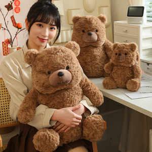 Peluche ours en peluche de dessin animé avec un esprit amoureux, poupée ours douce, un cadeau réconfortant pour les enfants - Product Image 2