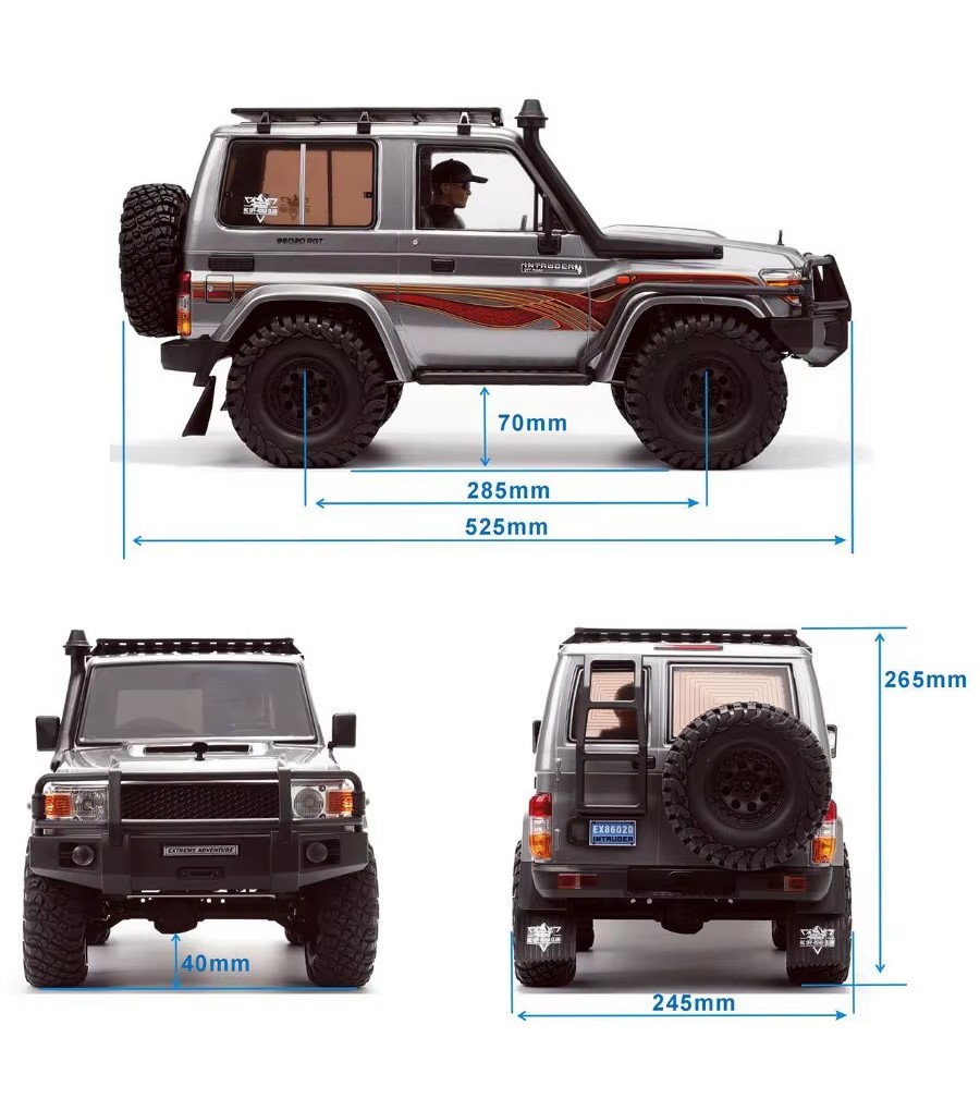 RGT 1/10 RC EX86020 LC76 スケールクローラー 4WD 【公式通販】
