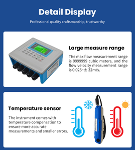 Débitmètre à canal ouvert Doppler submergé pour débit et <span class=keywords><strong>mesure</strong></span> totale Sonde de débitmètre Doppler - Product Image 5