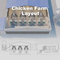 Meilleure Qualité Bon Prix Élevage de Poules Pondeuses Cage Batterie pour Poulets de Vente