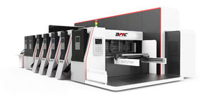 Transferencia al vacío totalmente automática <span class=keywords><strong>HD</strong></span> 6 colores Servo modelo <span class=keywords><strong>Flexo</strong></span> impresora Slotter troqueladora máquina de troquelado - Product Image 5