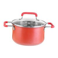 Ensemble de casseroles et poêles en métal revêtu antiadhésif Lecos Factory 8 pièces, ensemble de casseroles en acier inoxydable