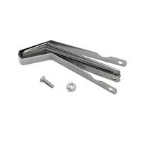 Jauges de remplissage de coude à 16 lames en acier inoxydable Jauges d'épaisseur de cale de 0.127 à 0.508mm