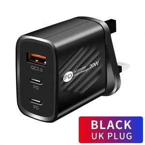 20w Charger USB C Fast <b>Charging</b> Charger 3ports Type C Mobile Phone Charger Power <b>Adapter</b> - Product Image 3