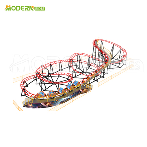 Nuevo equipo de parque de atracciones, montaña rusa giratoria interior, mini montaña rusa giratoria para niños - Product Image 2