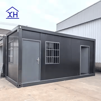 Maison conteneur extensible XH de 20 pieds, prête à être expédiée, assemblage rapide, mini-maison prête à être expédiée, livraison gratuite
