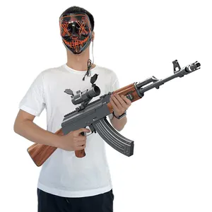 Arma modelo tamanho grande pistola blaster de gel elétrica AKM 47 M4 lançamento de alta velocidade armas de bola de gel crianças bomba de hidrogel brinquedo