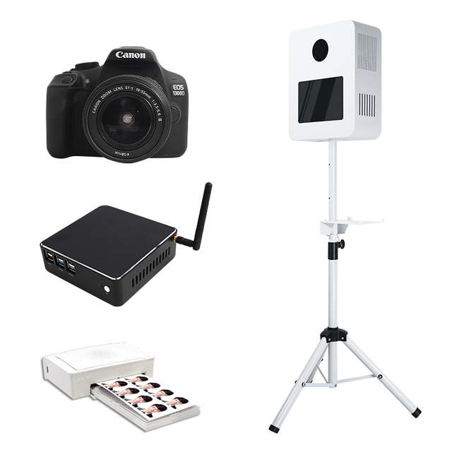 New Arrival Dslr Selfie Photo Booth Shell Portable Photo Booth Machine With Printer