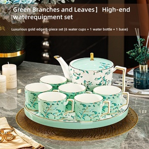 Ensemble de vaisselle haut de gamme 8 pièces, avec plateaux et tasses de qualité supérieure, idéal pour les hôtels et les mariages à domicile - Product Image 6