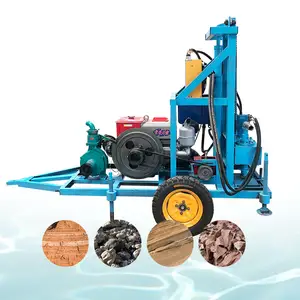 Vendita di fabbrica geotecnica idraulica portatile miniera impianti di perforazione Diesel pozzo trivellato sotterraneo macchina dell'impianto di perforazione di pozzi d'acqua