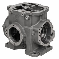 Boîtier de compresseur d'air robuste en fonte grise ASTM A48 LF, moulage au sable certifié ISO9001 pour machines automobiles OEM
