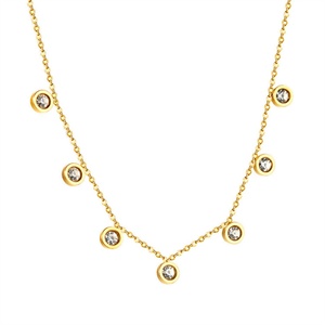 Fashion Fine Female Jewelry Accessories Necklace Gold Plated Round Shell Charms <b>Choker</b> Necklace - Product Image 5