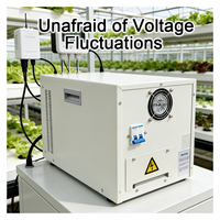 Stabilisateur de tension monophasé 220 V CA 15 kVA à affichage LCD, direct usine, pour équipement de café et de bubble tea, à fonctionnement continu