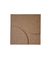 Panneaux acoustiques absorbants en PET, design cube 3D personnalisé, traitement acoustique durable pour la conception d'intérieur commercial