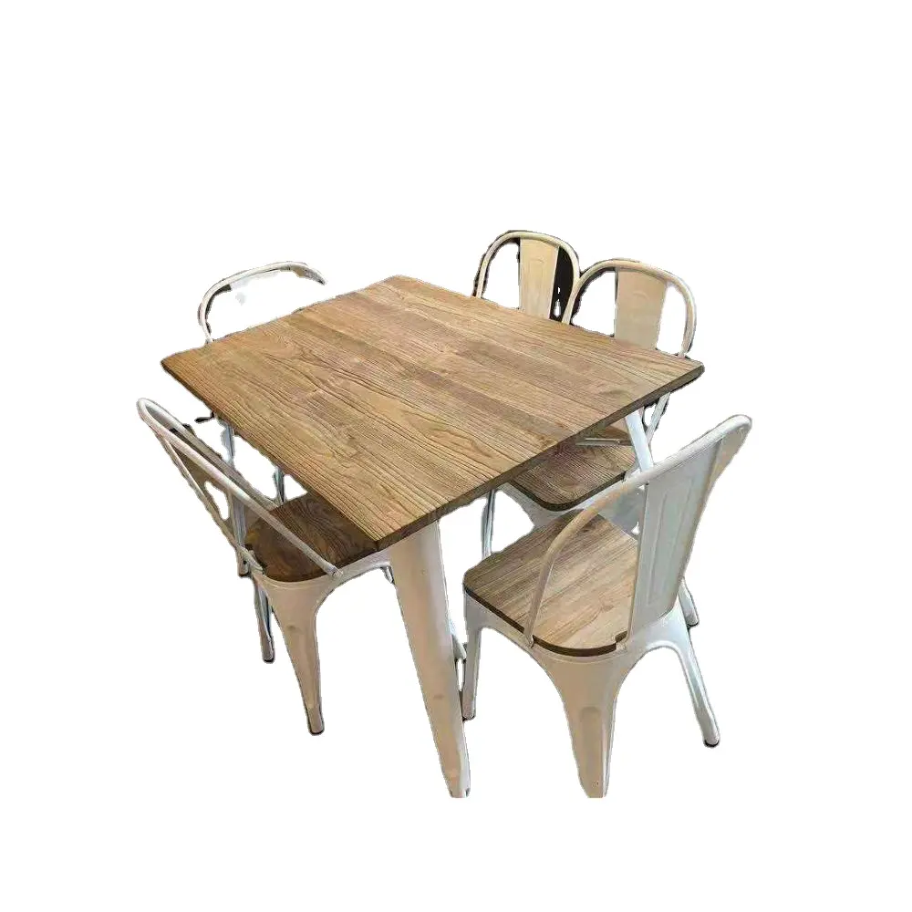 High Quality Luxury 4 Or 6 People Table A Manger Complet Wooden Rectangular Mdf Dining Table