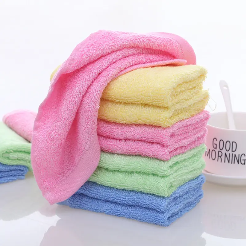 Rapid Delivery Natural Bamboo Fiber Kitchen Dishcloths Cleaning Towels Bamboo Dish Cloth Bamboo Kitchen Cloth