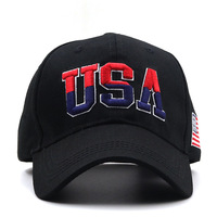 Casquette de baseball décontractée unisexe à 6 panneaux, brodée en 3D, avec nouvelle lettre USA, style européen-américain, pour l'été et l'extérieur, avec boucle métallique, 100%