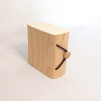 Vente en gros de boîte en écorce de bouleau boîte de rangement de bijoux cadeau en bois naturel de bureau simple