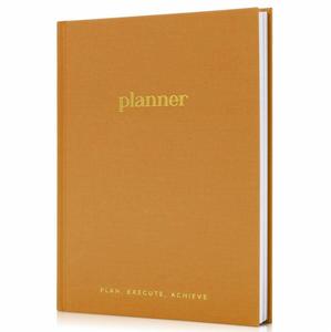 Vintage A5 Customizable Leather Hardcover Planner with 100 Sheets Designable Thick Paper High-quality Calendar <b>Notebook</b> - Product Image 4