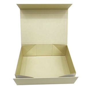 Custom Logo Luxury Matte Rigid Cardboard <b>Foldable</b> Flat-Pack Magnetic Closure Gift <b>Box</b> with Embossing and Matt Lamination - Product Image 2