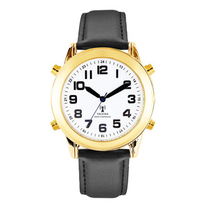 Maujoy rõ ràng và to giọng Mỹ Tiếng Anh Mens Braille Đồng hồ đeo tay kỹ thuật số nói chuyện đồng hồ nói thời gian cho người mù - Product Image 1