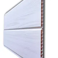 (Sample Order) Mat Oppervlak Hout Effect Pvc Sequin Vaste Voor Plafond Decoratie Panel Hoge Kwaliteit Pvc Panel Plafond