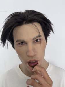 มาส์กหน้าซิลิโคนเต็มหน้าสำหรับปาร์ตี้ฮาโลวีนสมจริงปรับแต่งได้ - Product Image 3