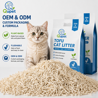OEM ODM Op Maat Gemaakte Fruitgeurende Tofu Kattenbakvulling Stofvrij Hoog Absorberend Sterk Klontvormende Premium Kattengrit