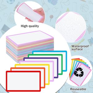 Khô xóa chỉ số thẻ nhiều lớp thẻ tái sử dụng khô xóa Lưu ý Flash Sheets thẻ trò chơi cho các trường học văn phòng nhà để làm danh sách - Product Image 5