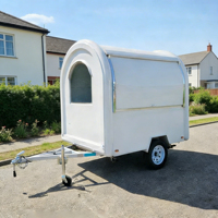 Camion de restauration entièrement équipé avec cuisine complète, petite remorque alimentaire, restaurant mobile commercial pour les services de traiteur