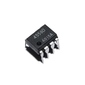 Yeni orijinal DIP-8PIN çift operasyonel amplifikatör IC NJM4558 JRC 4558