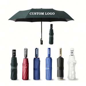 Sombrilla Personalizable con Logotipo de Marca, Sombrilla Plegable Resistente al Viento, Regalo Promocional, Sombrilla Personalizada - Product Image 2