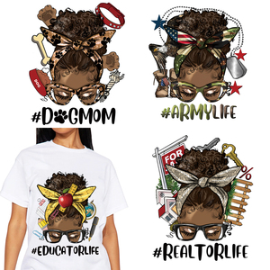 Đen cô gái Lịch Sử dtf Màn hình in ấn chuyển dán dtf truyền nhiệt giá bán buôn dtf sắt trên sẵn sàng để Báo Chí juneteeth - Product Image 2