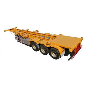 40ft tri-trục <span class=keywords><strong>container</strong></span> Trailer Bộ Xương <span class=keywords><strong>semitrailer</strong></span> trong xe tải bán Trailer cho nhiệm vụ nặng nề <span class=keywords><strong>container</strong></span> Quá Cảnh - Product Image 5