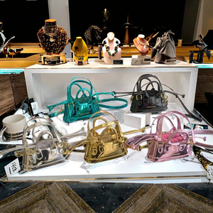 New Arrival <b>Small</b> Shoulder Women Clutch <b>Purses</b> and Handbags Mini Candy PU Leather Shell Clutch - Product Image 2